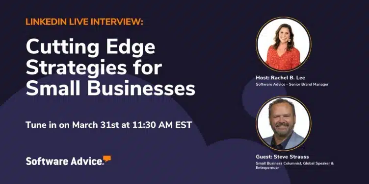 Cutting edge strategies for small businesses: A conversation with Rachel B. Lee and Steve Strauss