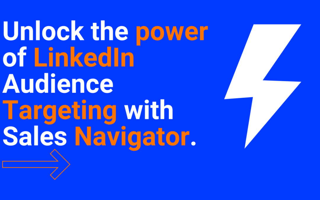 Unlock the power of LinkedIn Audience Targeting with Sales Navigator