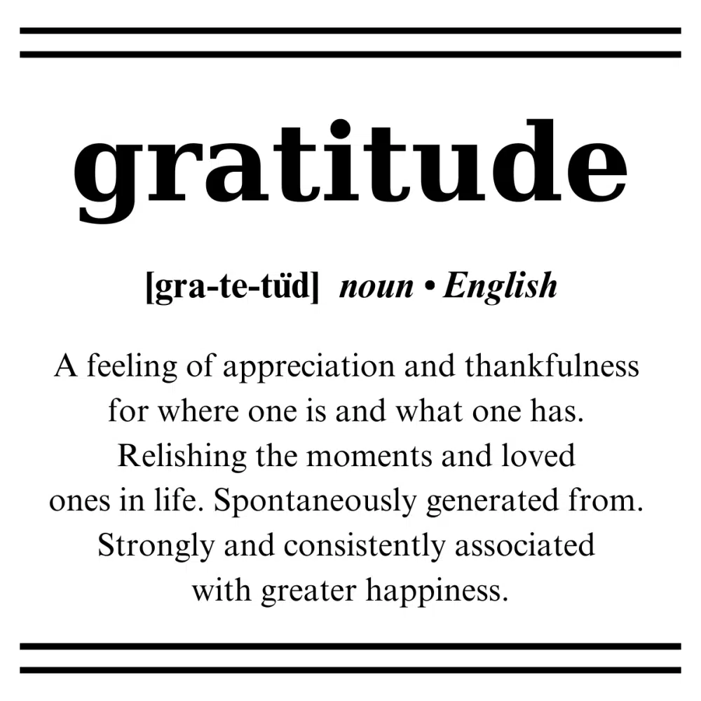 Gratitude Definition