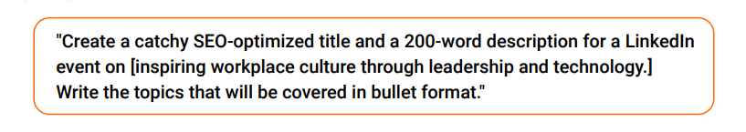 Input of ChatGPT Prompt