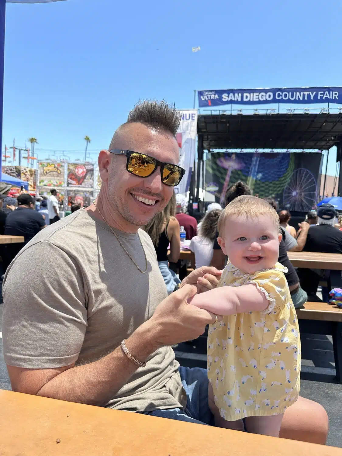 Joshua B. Lee with daughter, Ava