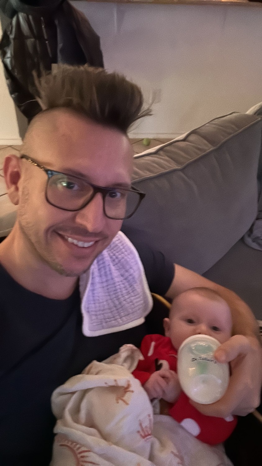 Joshua B. Lee & infant daughter