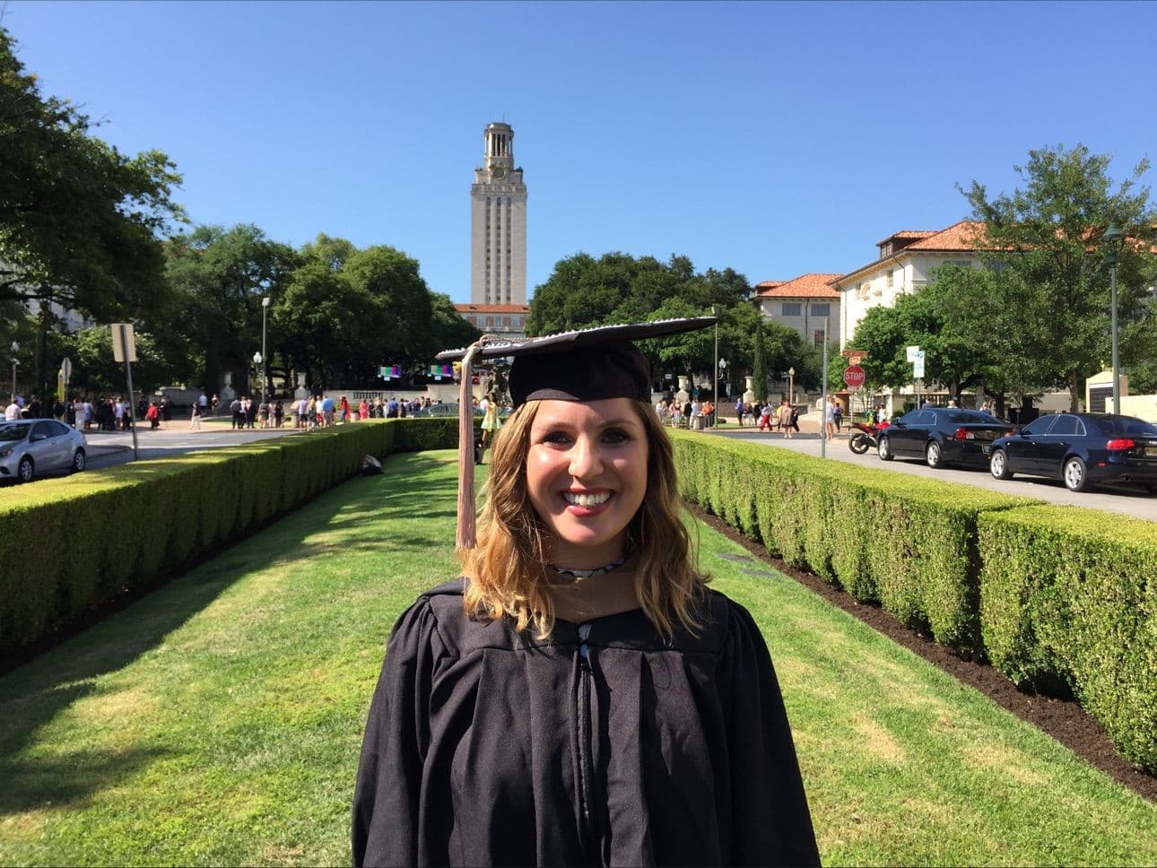 Rachel at graduation