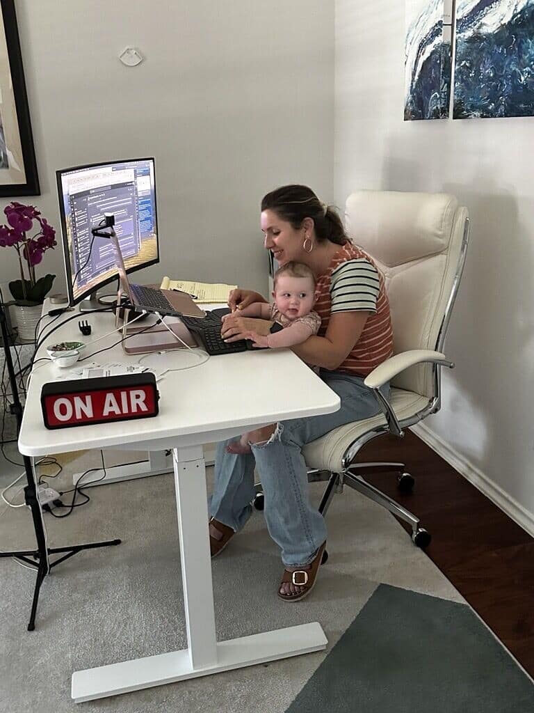 Rachel balancing work and life