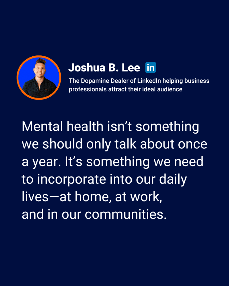 Social Post from Joshua