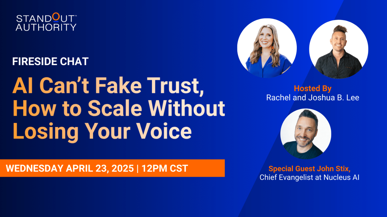 LinkedIn Event - AI Can't Fake Trust