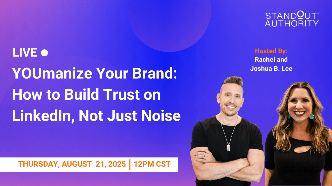 Event August 21st: YOUmanize Your Brand
