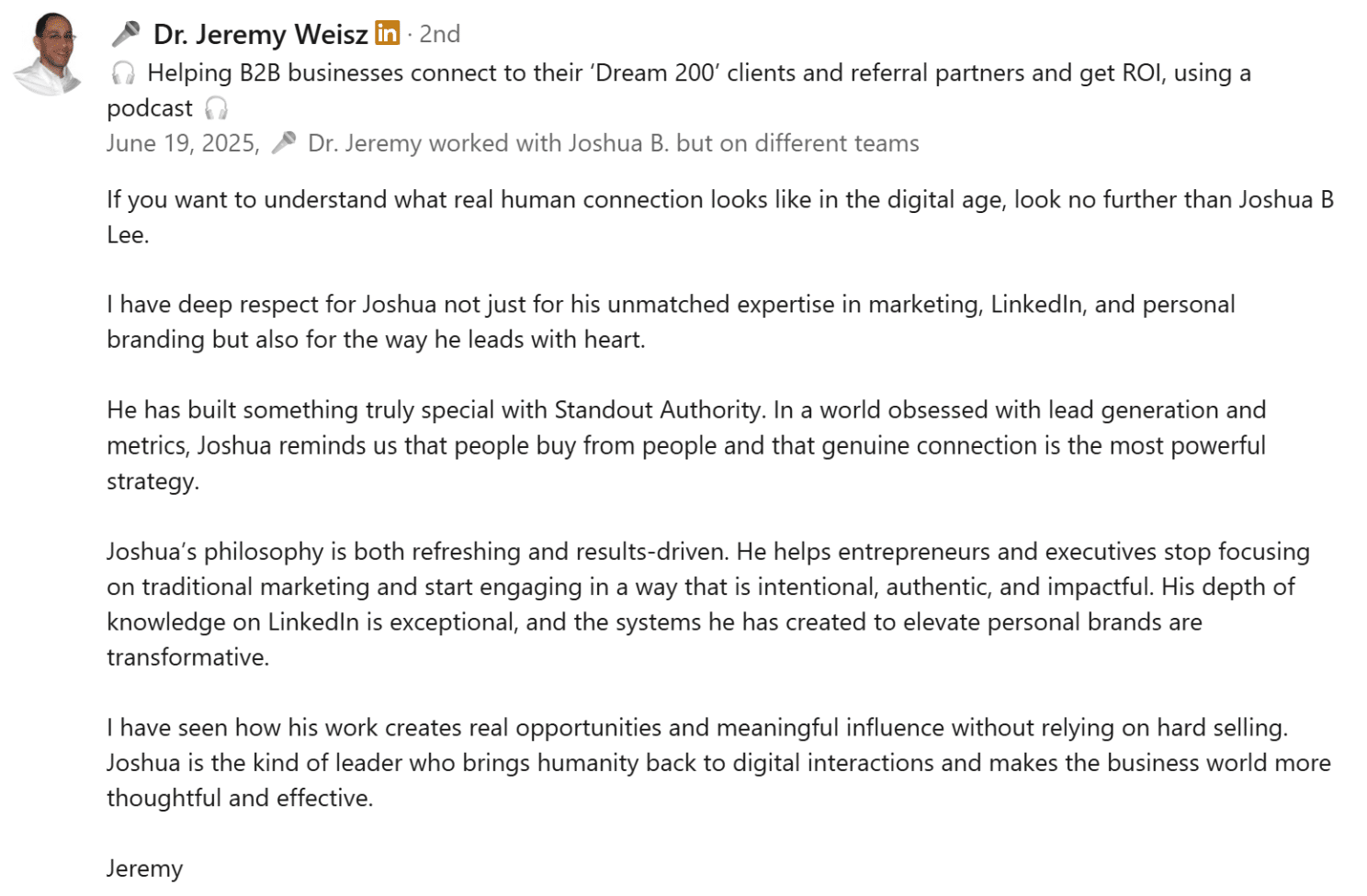 LinkedIn Post