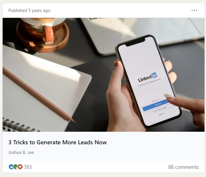 Josh's First Newsletter